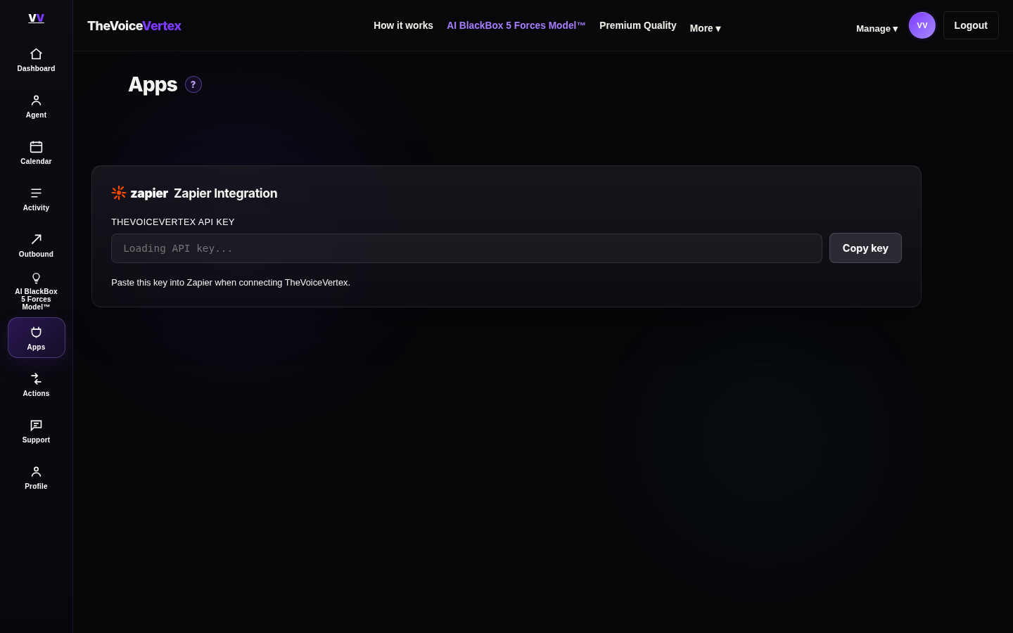 TheVoiceVertex AI Apps page